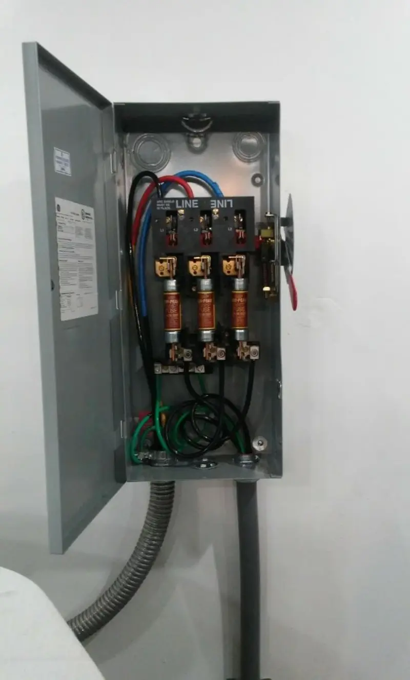 Three-phase disconnect switch installed for Electrical Wiring & Rewiring in Union Springs