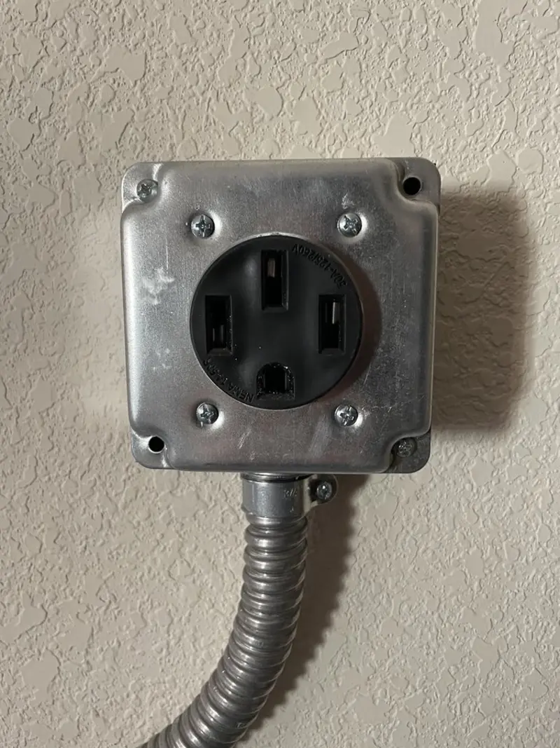 NEMA 14-50 outlet installed for Electrical Panel Upgrade in Union Springs